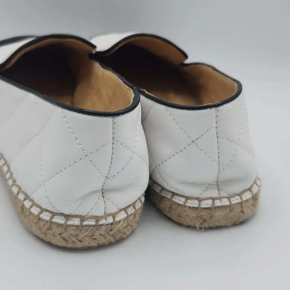 Talbot Izzy Quilted Soft Nappa Espadrilles Flats Loafers Comfort Women’s 10.5